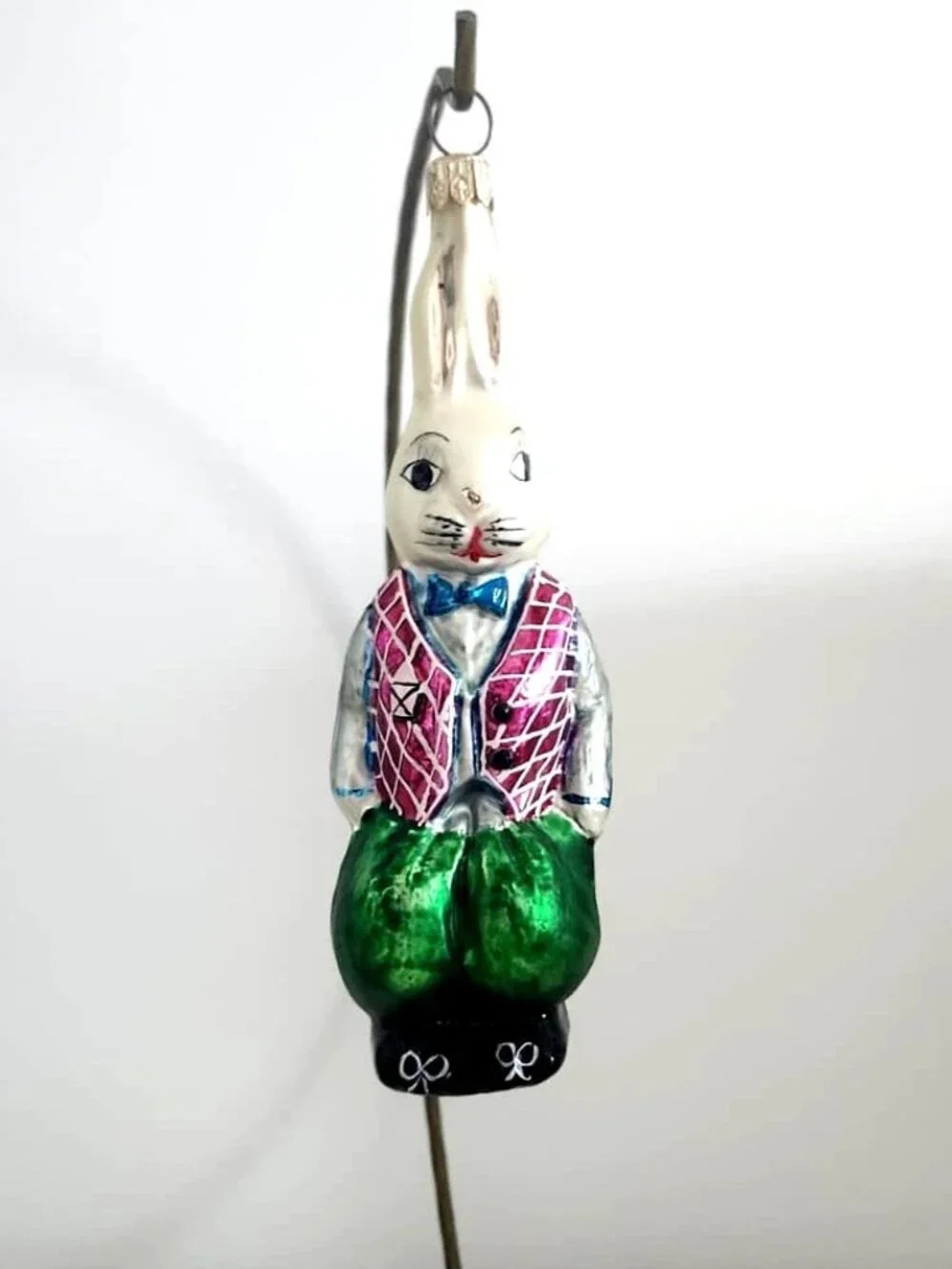 ✨Very Rare Authentic Christopher Radko Peter Rabbit Bunny Handmade Glass Orament